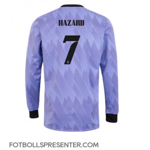 Real Madrid Eden Hazard #7 Borta Matchtröja 2022-23 Långärmad